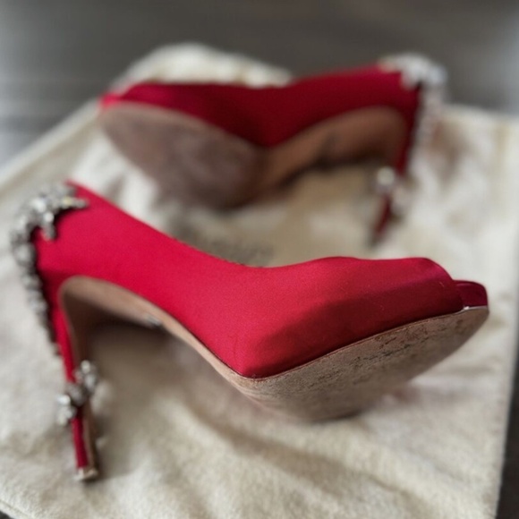 Badgley Mischka Kiara Red Heels - Picture 4 of 9